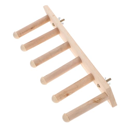 HOODANCOS Mehrstufige Katzenwandleiter Holz Katzenkletterregal Wandmontage Stabiles Katzenmöbel für Wohnungskatzen Aktives Klettern und Sichere Ruheplätze von HOODANCOS