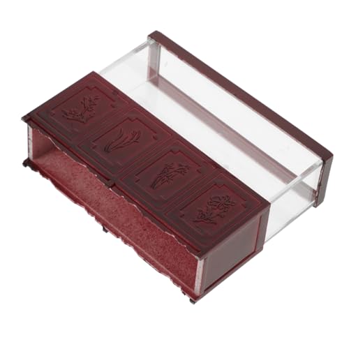 HOODANCOS Miniatur Aquarium Figurine Ornamente für Schreibtischdekoration Winziges Simulations Aquarium für Miniaturhaus Selbstgemacht Landschaften Aquarienzubehör HOODANCOS Miniatur Aquarium Figurine Ornamente für Schreibtischdekoration Winziges Simulations Aquarium für Miniaturhaus Selbstgemacht Landschaften Aquarienzubehör von HOODANCOS