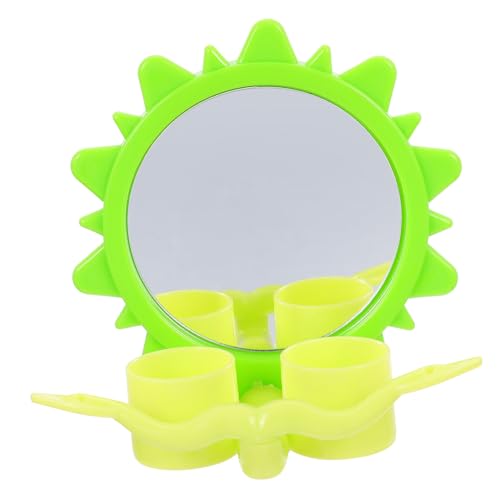 HOODANCOS Papageien Futterbecher mit Spiegel Vogelfutterstation Hängend Futter Trinkschale für Kleine Papageien Sittiche Wellensittiche Cockatoos Geeignet HOODANCOS Papageien Futterbecher mit Spiegel Vogelfutterstation Hängend Futter Trinkschale für Kleine Papageien Sittiche Wellensittiche Cockatoos Geeignet von HOODANCOS