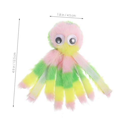 HOODANCOS Plüschspielzeug für Katzen Octopus Form Buntes Kätzchenspielzeug Kauspielzeug für Drinnen Sanftes Katzenspielzeug zur Zahnreinigung und Beschäftigung HOODANCOS Plüschspielzeug für Katzen Octopus Form Buntes Kätzchenspielzeug Kauspielzeug für Drinnen Sanftes Katzenspielzeug zur Zahnreinigung und Beschäftigung von HOODANCOS