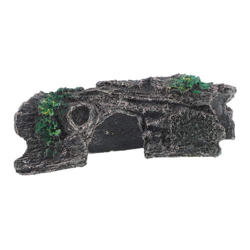 HOODANCOS Reptilien Versteck Höhle aus Premium Harz mit Baumloch Design Lichtreduzierend für Dunkle Atmosphäre Vielseitig als Versteck Dekoration und Ruheplattform für Kleine Terrarien und HOODANCOS Reptilien Versteck Höhle aus Premium Harz mit Baumloch Design Lichtreduzierend für Dunkle Atmosphäre Vielseitig als Versteck Dekoration und Ruheplattform für Kleine Terrarien und von HOODANCOS