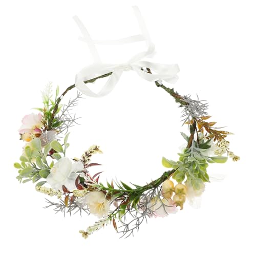 HOODANCOS Verstellbares Hundehalsband mit Blumenkranz Blumige Haustierdekoration für Hochzeiten Partys und Festivals Verstellbarer Hundeblumenkrone- Geeignet für Hunde und Komfortabel und von HOODANCOS
