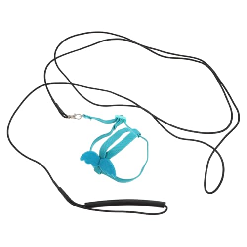 HOODANCOS Verstellbares Papageiengeschirr mit Leichtem Elastischem Flugseil für Sichere Vogelkontrolle Strapazierfähiges Sicheres Material Dekoratives Design mit Cartoon flügeln für HOODANCOS Verstellbares Papageiengeschirr mit Leichtem Elastischem Flugseil für Sichere Vogelkontrolle Strapazierfähiges Sicheres Material Dekoratives Design mit Cartoon flügeln für von HOODANCOS