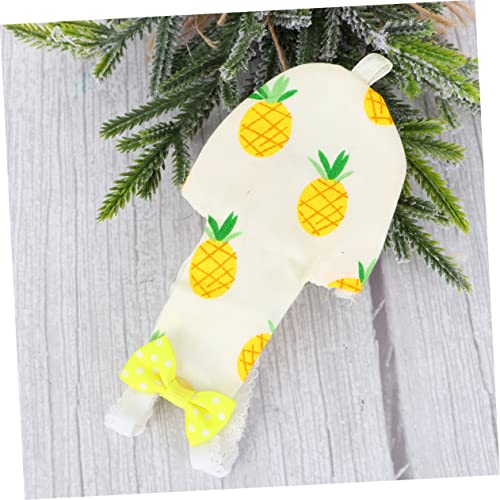 HOODANCOS Vogelwindel Fluganzug mit Verstellbarem Gurt und Taschen Waschbare Parrot Clothes Supplies für Papageien Tauben Bunte Bird Diaper Kleidung Ananas HOODANCOS Vogelwindel Fluganzug mit Verstellbarem Gurt und Taschen Waschbare Parrot Clothes Supplies für Papageien Tauben Bunte Bird Diaper Kleidung Ananas von HOODANCOS
