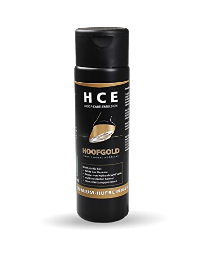 HOOFGOLD HCE Hufreinigungs-Emulsion für Pferde - Ideal zur täglichen Reinigung & Pflege der Hufe von HOOFGOLD