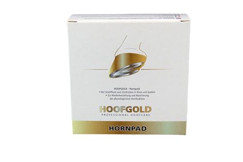 HOOFGOLD Hornpad für Pferde - Strahlpflege bei Strahlfäule, zum Eindrücken in die Strahlfurche, Inhalt 10 Pads HOOFGOLD Hornpad für Pferde - Strahlpflege bei Strahlfäule, zum Eindrücken in die Strahlfurche, Inhalt 10 Pads von HOOFGOLD