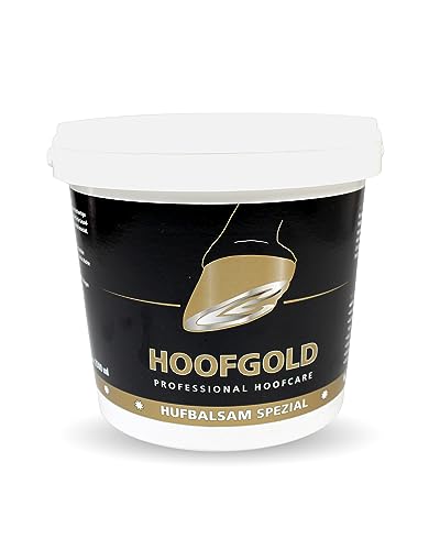 HOOFGOLD Hufbalsam Spezial - Pferde - Huffett - Hufpflege - Hufrisse - trockene Hufe - 5000 ml von HOOFGOLD