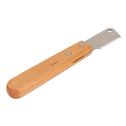 HOOLEEY Professionelles Hundemesser mit Holzgriff und Fellpflegewerkzeug HOOLEEY Professionelles Hundemesser mit Holzgriff und Fellpflegewerkzeug von HOOLEEY