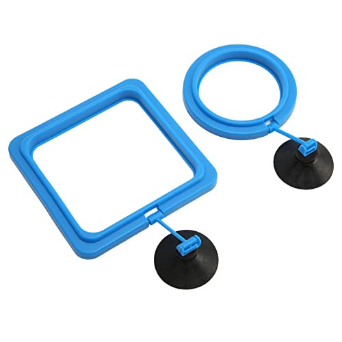 Hooleey Fisch fütterung Ring Rund und Quadrate Aquarium Schwimmender Futter fütterung Kreis mit Saugnapf für Aquarium Hooleey Fisch fütterung Ring Rund und Quadrate Aquarium Schwimmender Futter fütterung Kreis mit Saugnapf für Aquarium von HOOLEEY