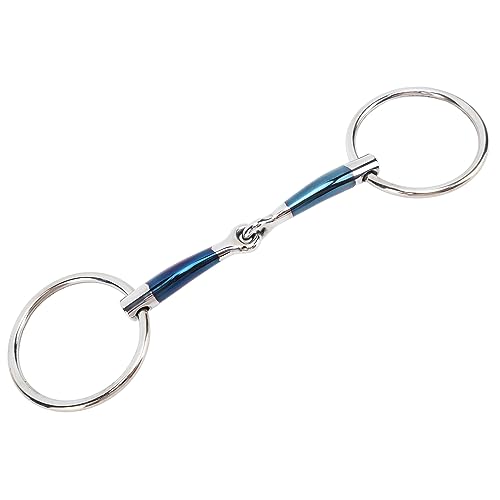 Hooleey Pferdemaulgebiss 5,1 Zoll 130 mm Trense, Edelstahl, weicher Rand, bequem, stabil, Pferdezubehör für den Bauernhof Hooleey Pferdemaulgebiss 5,1 Zoll 130 mm Trense, Edelstahl, weicher Rand, bequem, stabil, Pferdezubehör für den Bauernhof von HOOLEEY