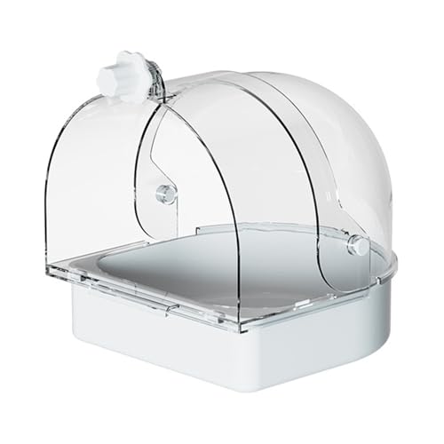 HOOLRZI Vogeltränke Haus Multifunktionale hängende Vogeltränke Haus Transparent Vogelschale Haustier Käfig Zubehör HOOLRZI Vogeltränke Haus Multifunktionale hängende Vogeltränke Haus Transparent Vogelschale Haustier Käfig Zubehör von HOOLRZI