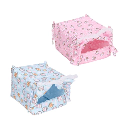 Vogel-Sitzstange, Hängematte/Bettzelt für Papageien, Wellensittiche, pelzige Decke für kleine und große Papageien, Spielzeug Vogel-Sitzstange, Hängematte/Bettzelt für Papageien, Wellensittiche, pelzige Decke für kleine und große Papageien, Spielzeug von HOOLRZI