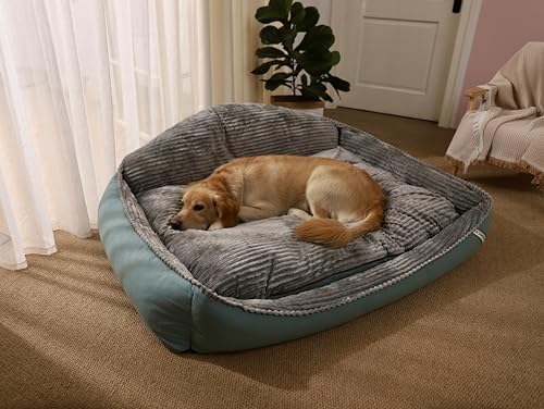 HOOPET Hundebett S - XL | flauschig | waschbar | Hundekissen | Tierbett (L) von HOOPET