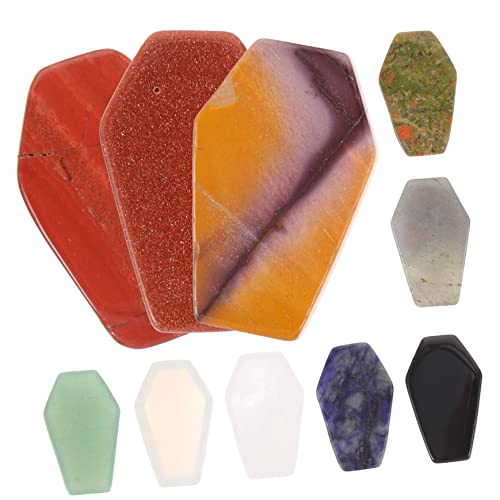 HOOTNEE Natürliche Kristallsteine 10er-Set Exquisite Steine für Die Meditationsdekoration Zu Hause Oder Im Büro. HOOTNEE Natürliche Kristallsteine 10er-Set Exquisite Steine für Die Meditationsdekoration Zu Hause Oder Im Büro. von HOOTNEE