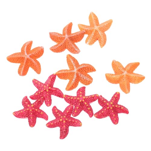 HOOTNEE 10stücke Aquarium Dekoration Imitierte Seesterne Mikro Landschaft Leben Ornament Meerestier Schmuck Lebendige Seesterne Aquarium Decor von HOOTNEE