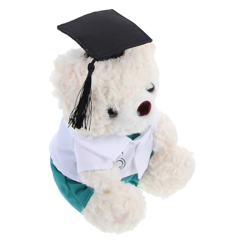 HOOTNEE Abschluss Plüschtier Doktorbär Weiches Kuscheltier für Medizinstudenten zur Graduierung Partybedarf und Fotorequisiten Weiße mit Kleidung HOOTNEE Abschluss Plüschtier Doktorbär Weiches Kuscheltier für Medizinstudenten zur Graduierung Partybedarf und Fotorequisiten Weiße mit Kleidung von HOOTNEE