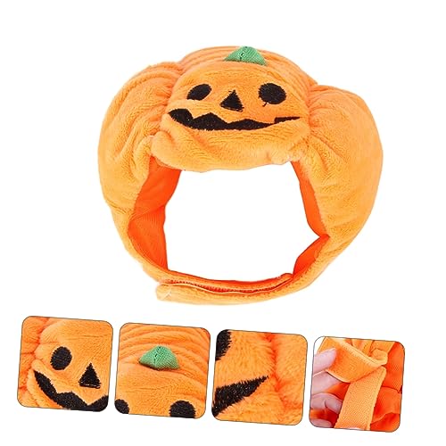 HOOTNEE Halloween-Kopfbedeckung Für Haustiere Katzen Kürbishut Halloween-Partyhut Hundekopfschmuck HOOTNEE Halloween-Kopfbedeckung Für Haustiere Katzen Kürbishut Halloween-Partyhut Hundekopfschmuck von HOOTNEE