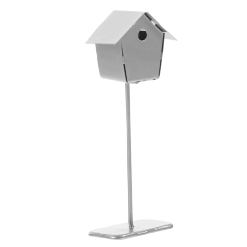 HOOTNEE Vogelkäfig Dekoration für Puppenhaus Stilvolles Eisenmodell für Mikrolandschaften und Gartenaccessoires Realistische Innenansicht Elegantes Wohnambiente von HOOTNEE