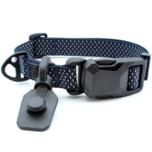 HOOZA: Magnetischer Schnellclip: Halsband – Blau, Größe L – Outdoor-Zubehör für Hunde, Sicherheit beim Gehen, Training, weich verstellbare Hals-Passform, reflektierendes Gurtband HOOZA: Magnetischer Schnellclip: Halsband – Blau, Größe L – Outdoor-Zubehör für Hunde, Sicherheit beim Gehen, Training, weich verstellbare Hals-Passform, reflektierendes Gurtband von HOOZA
