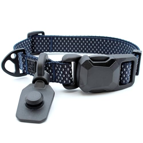 HOOZA: Magnetischer Schnellclip: Halsband – Blau, Größe S – Outdoor-Zubehör für Hunde, Haustier-Sicherheit, Spazierengehen, Training, weich verstellbare Hals-Passform, reflektierendes Gurtband HOOZA: Magnetischer Schnellclip: Halsband – Blau, Größe S – Outdoor-Zubehör für Hunde, Haustier-Sicherheit, Spazierengehen, Training, weich verstellbare Hals-Passform, reflektierendes Gurtband von HOOZA