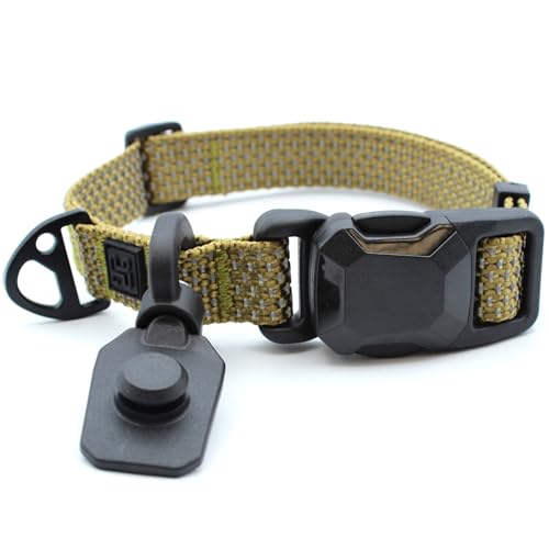 HOOZA: Magnetischer Schnellclip: Halsband – Mandel, Größe M – Outdoor-Zubehör für Hunde, Sicherheit beim Gehen, Training, weich verstellbare Hals-Passform, reflektierendes Gurtband HOOZA: Magnetischer Schnellclip: Halsband – Mandel, Größe M – Outdoor-Zubehör für Hunde, Sicherheit beim Gehen, Training, weich verstellbare Hals-Passform, reflektierendes Gurtband von HOOZA