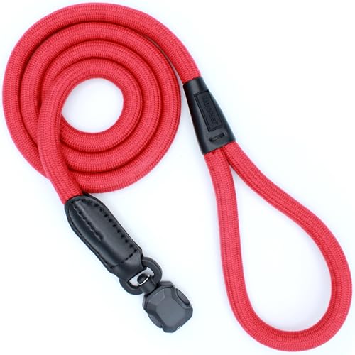 HOOZA: Magnetischer Schnellclip: Seilleine – Rot, klein – 1,6 cm x 1,5 m, Outdoor-Zubehör, Haustier-Sicherheit, Spazierengehen, Training, Schlaufengriff, strapazierfähig HOOZA: Magnetischer Schnellclip: Seilleine – Rot, klein – 1,6 cm x 1,5 m, Outdoor-Zubehör, Haustier-Sicherheit, Spazierengehen, Training, Schlaufengriff, strapazierfähig von HOOZA
