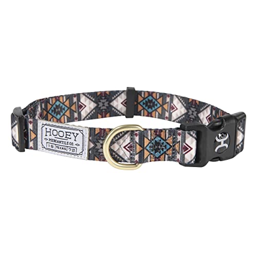 Hooey Nomad Hundehalsband, strapazierfähiges Polyester-Gurtband, Halsband mit westlich inspirierten Drucken, Beluga Monterey, Größe L Hooey Nomad Hundehalsband, strapazierfähiges Polyester-Gurtband, Halsband mit westlich inspirierten Drucken, Beluga Monterey, Größe L von HOOey