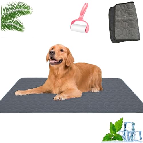 HOPASRISEE Nordseepfote KüHlmatte, KüHlmatte Hund SelbstküHlend, Sommer KüHlkissen rutschfeste KüHldecke, Katzen, Hunde und Kaninchen KöNnen Verwendet Werden(B,70 * 55cm) von HOPASRISEE