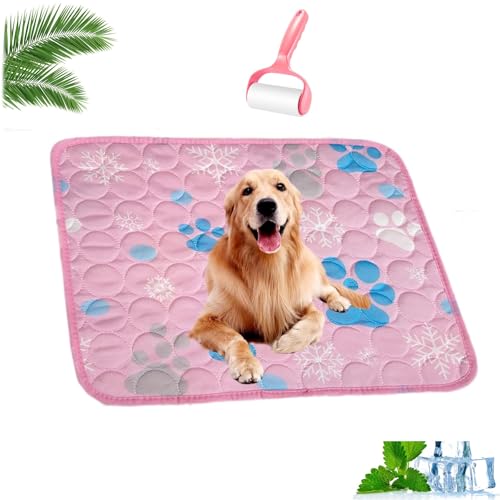 HOPASRISEE Nordseepfote KüHlmatte, KüHlmatte Hund SelbstküHlend, Sommer KüHlkissen rutschfeste KüHldecke, Katzen, Hunde und Kaninchen KöNnen Verwendet Werden(D,100 * 70cm) von HOPASRISEE