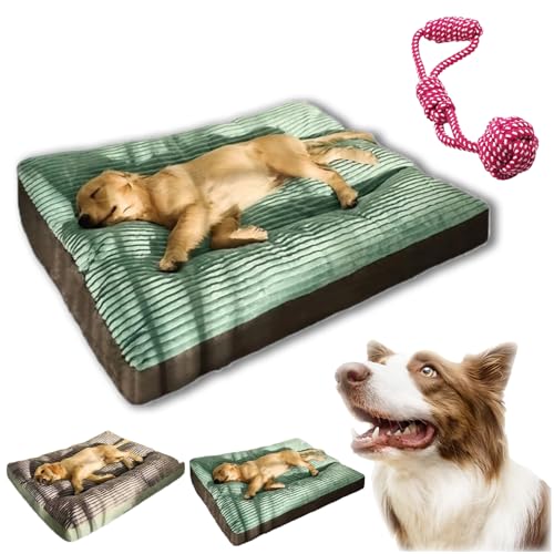 HOPASRISEE Orthocloud Pro OrthopäDisches Hundebett, Memory Foam Hundekorb MittelgroßE Hunde, Waschbar rutschfest Hundebetten, Beruhigt Bei Angst & Reizen Hunde Matratze (1PC-A,XL) von HOPASRISEE
