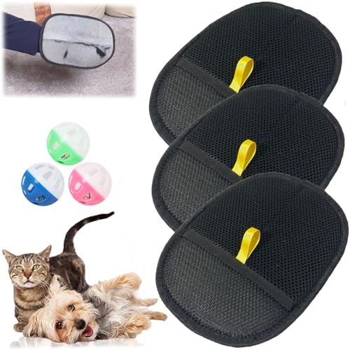 HOPASRISEE Pawlush Pro Handschuh, Petlova Sweep Handschuh, elektrostatischer Tierhaarentferner-Handschuh, doppelseitig, wiederverwendbar, doppelseitig, für Tierhaare, wiederverwendbar, doppelseitig HOPASRISEE Pawlush Pro Handschuh, Petlova Sweep Handschuh, elektrostatischer Tierhaarentferner-Handschuh, doppelseitig, wiederverwendbar, doppelseitig, für Tierhaare, wiederverwendbar, doppelseitig von HOPASRISEE