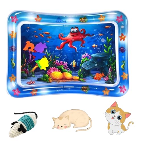 HOPASRISEE Sensorische Wassermatte Für Katzen, Wassermatte Katze, Wassermatte Für Katzen, Sensorische Wassermatte Für Haustiere, Wassersensorische Matte Für Katzen, Sensorische Wasser Spielmatte (A) HOPASRISEE Sensorische Wassermatte Für Katzen, Wassermatte Katze, Wassermatte Für Katzen, Sensorische Wassermatte Für Haustiere, Wassersensorische Matte Für Katzen, Sensorische Wasser Spielmatte (A) von HOPASRISEE