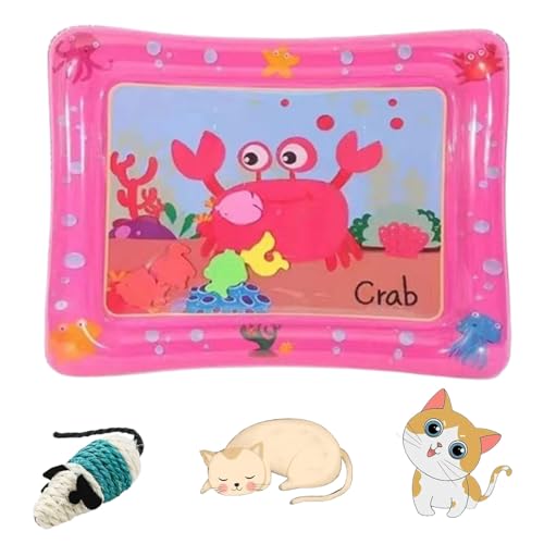 HOPASRISEE Sensorische Wassermatte Für Katzen, Wassermatte Katze, Wassermatte Für Katzen, Sensorische Wassermatte Für Haustiere, Wassersensorische Matte Für Katzen, Sensorische Wasser Spielmatte (I) HOPASRISEE Sensorische Wassermatte Für Katzen, Wassermatte Katze, Wassermatte Für Katzen, Sensorische Wassermatte Für Haustiere, Wassersensorische Matte Für Katzen, Sensorische Wasser Spielmatte (I) von HOPASRISEE