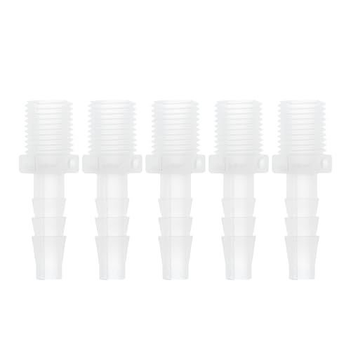 HOPESPANNER Kunststoff-Schlauchstutzen 1/4" Schlauch-ID G1/4 Männlicher Stutzen Schlauchverbinder PP 5 Stück HOPESPANNER Kunststoff-Schlauchstutzen 1/4" Schlauch-ID G1/4 Männlicher Stutzen Schlauchverbinder PP 5 Stück von HOPESPANNER