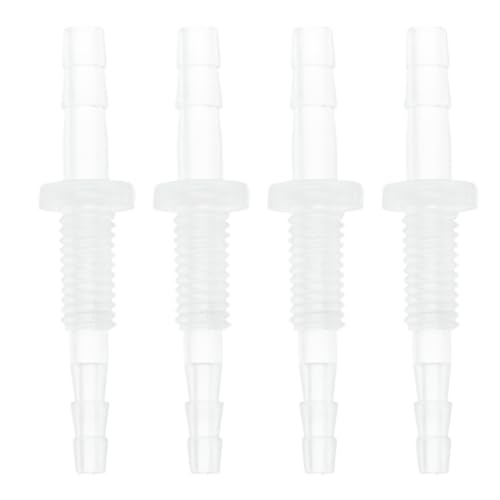 HOPESPANNER Kunststoff-Schlauchstutzen 1/8" bis 5/32" Schlauch-ID M6 Gewinde Durch-Bulkhead Bulkhead-Fitting PP 4 Stück HOPESPANNER Kunststoff-Schlauchstutzen 1/8" bis 5/32" Schlauch-ID M6 Gewinde Durch-Bulkhead Bulkhead-Fitting PP 4 Stück von HOPESPANNER