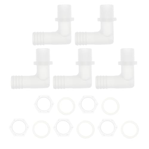 HOPESPANNER Kunststoff-Schlauchstutzen 11/16" Schlauch-ID G1/2 männlicher NPT-Winkel-Schlauchanschluss PP 1 Set HOPESPANNER Kunststoff-Schlauchstutzen 11/16" Schlauch-ID G1/2 männlicher NPT-Winkel-Schlauchanschluss PP 1 Set von HOPESPANNER