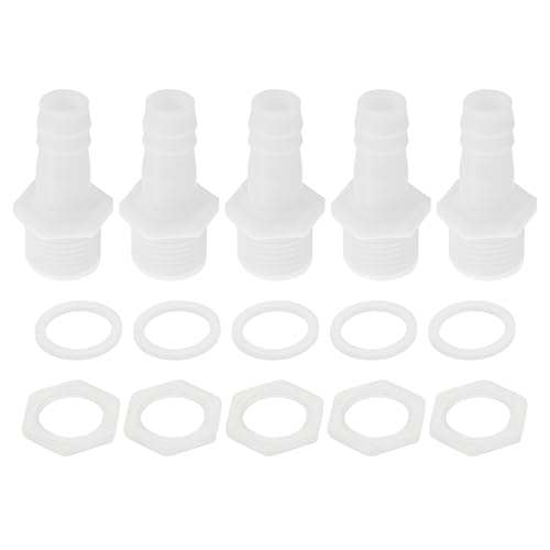 HOPESPANNER Kunststoff-Schlauchstutzen 15/32" Schlauch-ID G1/2 Männlicher Schlauchstutzen PP 1 Set HOPESPANNER Kunststoff-Schlauchstutzen 15/32" Schlauch-ID G1/2 Männlicher Schlauchstutzen PP 1 Set von HOPESPANNER