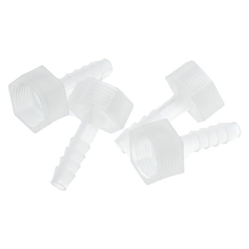 HOPESPANNER Kunststoff-Schlauchstutzen 15/64" Schlauch-Innendurchmesser 3/8" GTH Weiblicher Schlauchstutzen Kunststoff 4 Stück von HOPESPANNER
