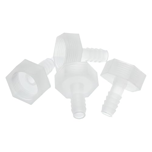 HOPESPANNER Kunststoff-Schlauchstutzen 25/64" Schlauchinnendurchmesser 3/4" GTH Weiblicher Schlauchstutzen Kunststoff 4 Stück von HOPESPANNER