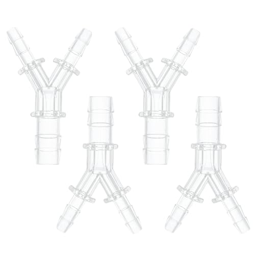HOPESPANNER Kunststoff-Schlauchstutzen 5/32" x 5/16" x 5/32" Y-förmiger Schlauchverbinder PP 4 Stück HOPESPANNER Kunststoff-Schlauchstutzen 5/32" x 5/16" x 5/32" Y-förmiger Schlauchverbinder PP 4 Stück von HOPESPANNER