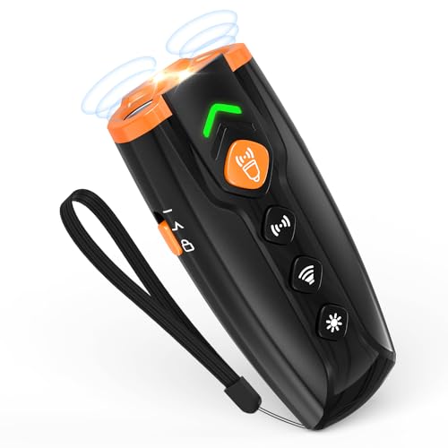 HOPFROG Anti Bell Gerät Hunde, Tragbarer Antibell Ultraschall Gerät, Leistungsstarkes Hunde Bellen Stoppen, Hundebellen-Abschreckmittel für Kleine Große Hunde Innen Außenbereich Einstellbare Frequenz von HOPFROG