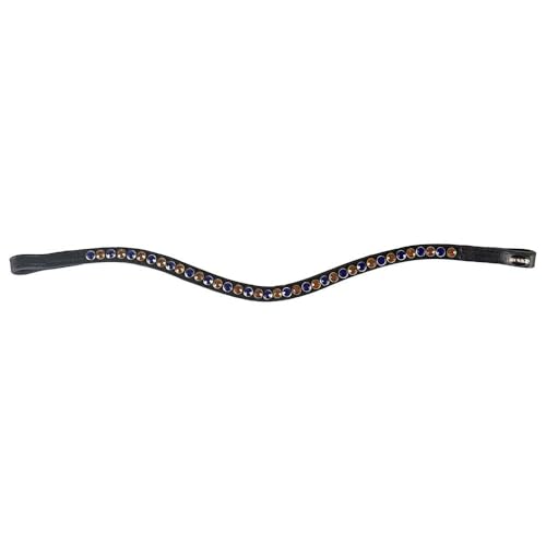 HORKA Stirnriemen Colori Schwarz - Cob/VB - Schwarz-Beige von HORKA