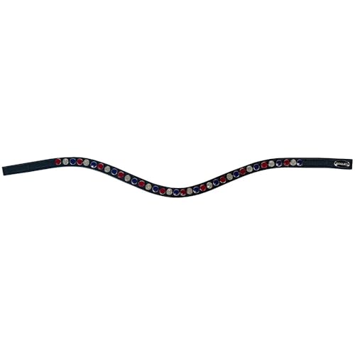 HORKA Stirnriemen Colori Schwarz - Cob/VB - Schwarz-Gemischt von HORKA