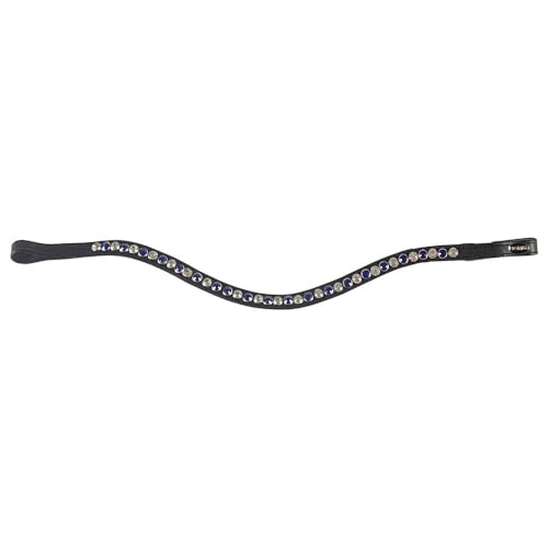 HORKA Stirnriemen Colori Schwarz - Cob/VB - Schwarz-Hellblau von HORKA
