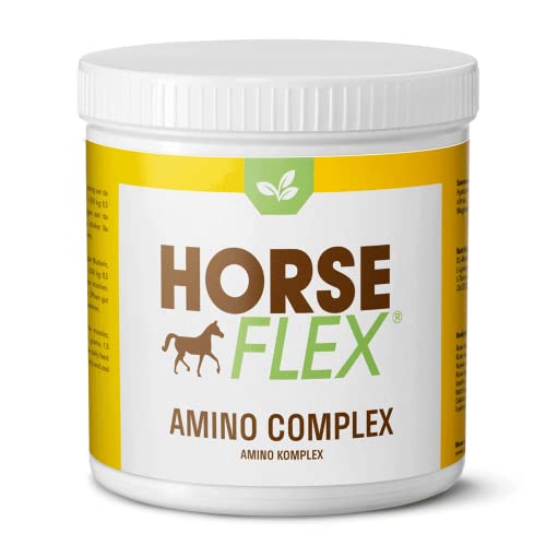 HORSE FLEX Amino Komplex Pulver für Pferde zur Unterstützung des Wachtstums, des Bindesgewebes und des Muskelstoffwechsels - 1000 Gramm von HORSE FLEX