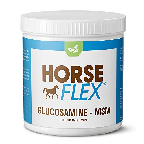 HORSE FLEX Glucosamin-MSM Pulver für Pferde zur Unterstützung der Gelenke und Hufe - 10 Kilo von HORSE FLEX