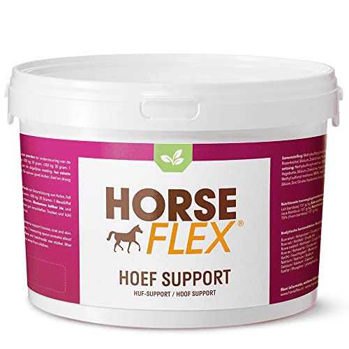 HORSE FLEX Huf-Support Pulver für Pferde zur Unterstützung von Hufen, Fell und Haut - 1000 Gramm von HORSE FLEX