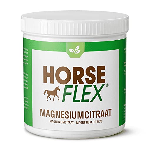 HORSE FLEX Magnesium Citrat Pulver für Pferde zur Unterstützung der Muskeln und des Nervensystems - 1000 Gramm von HORSE FLEX