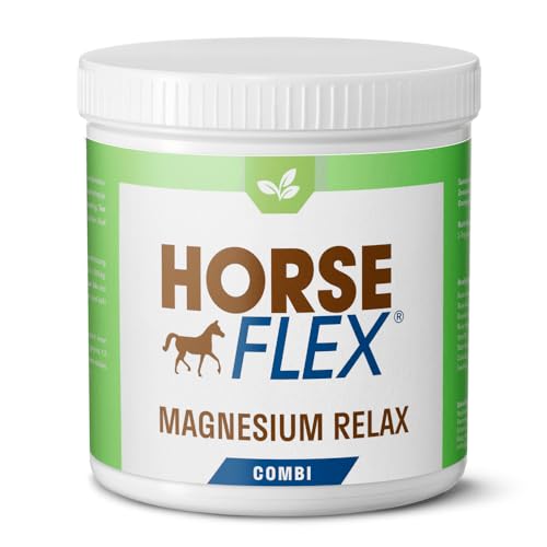 HORSE FLEX Magnesium Relax Kombi Pulver für Pferde zur Unterstützung des inneren Friedens - 1000 Gramm von HORSE FLEX