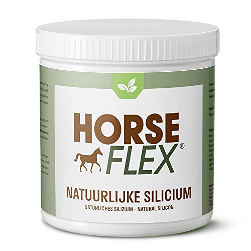 HORSE FLEX Natürliches Silizium Pulver für Pferde zur Unterstützung von Knochen, Knorpel, Sehnen, Hufen und Fell - 1000 Gramm von HORSE FLEX